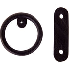 BR Ring Gomma con cuoio per staffe di sicurezza Nero