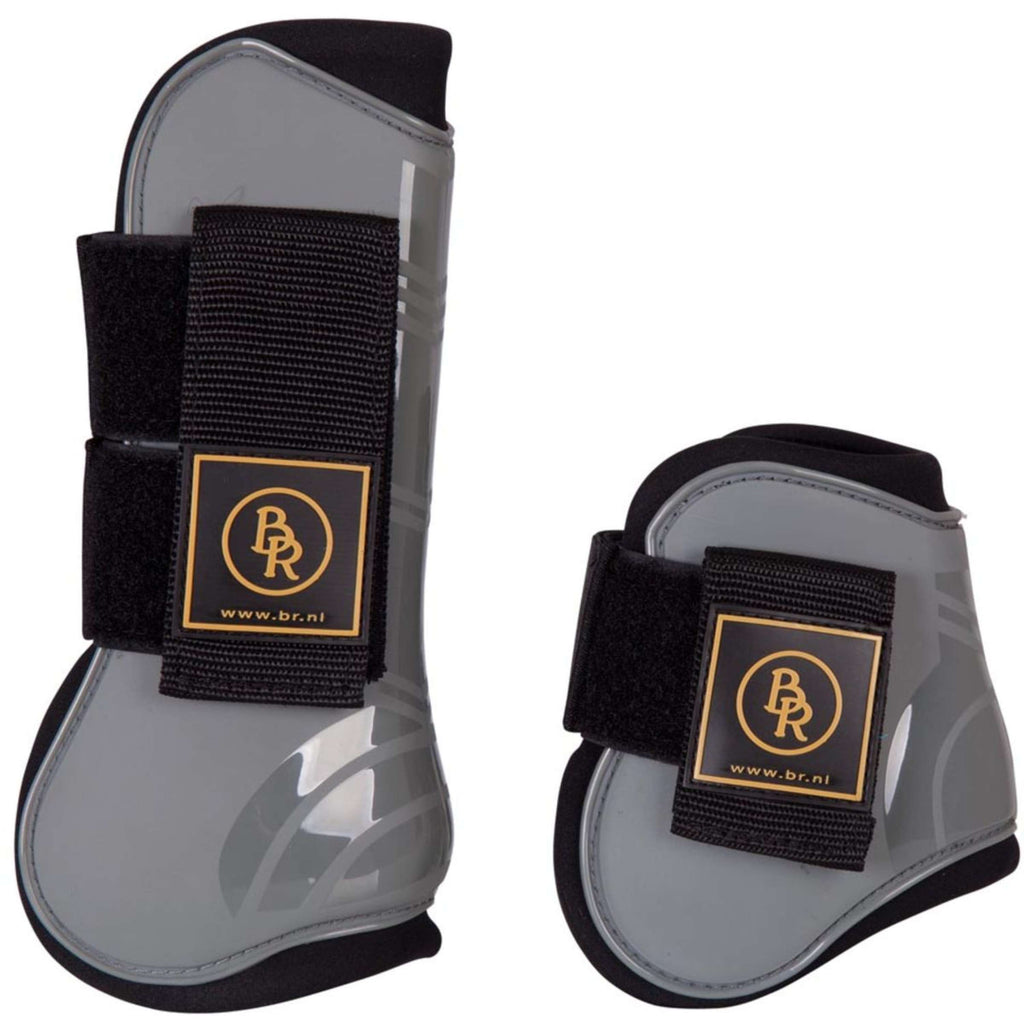 BR Stinchiere & Paraglomi & Paratendini Set Pro Tech Pu Neoprene Grigio