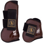 BR Stinchiere & Paraglomi & Paracolpi Set Pro Tech PU Neoprene Marrone
