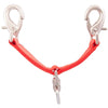 Premiere Pezzo di morso per longeing Perlon Rosso