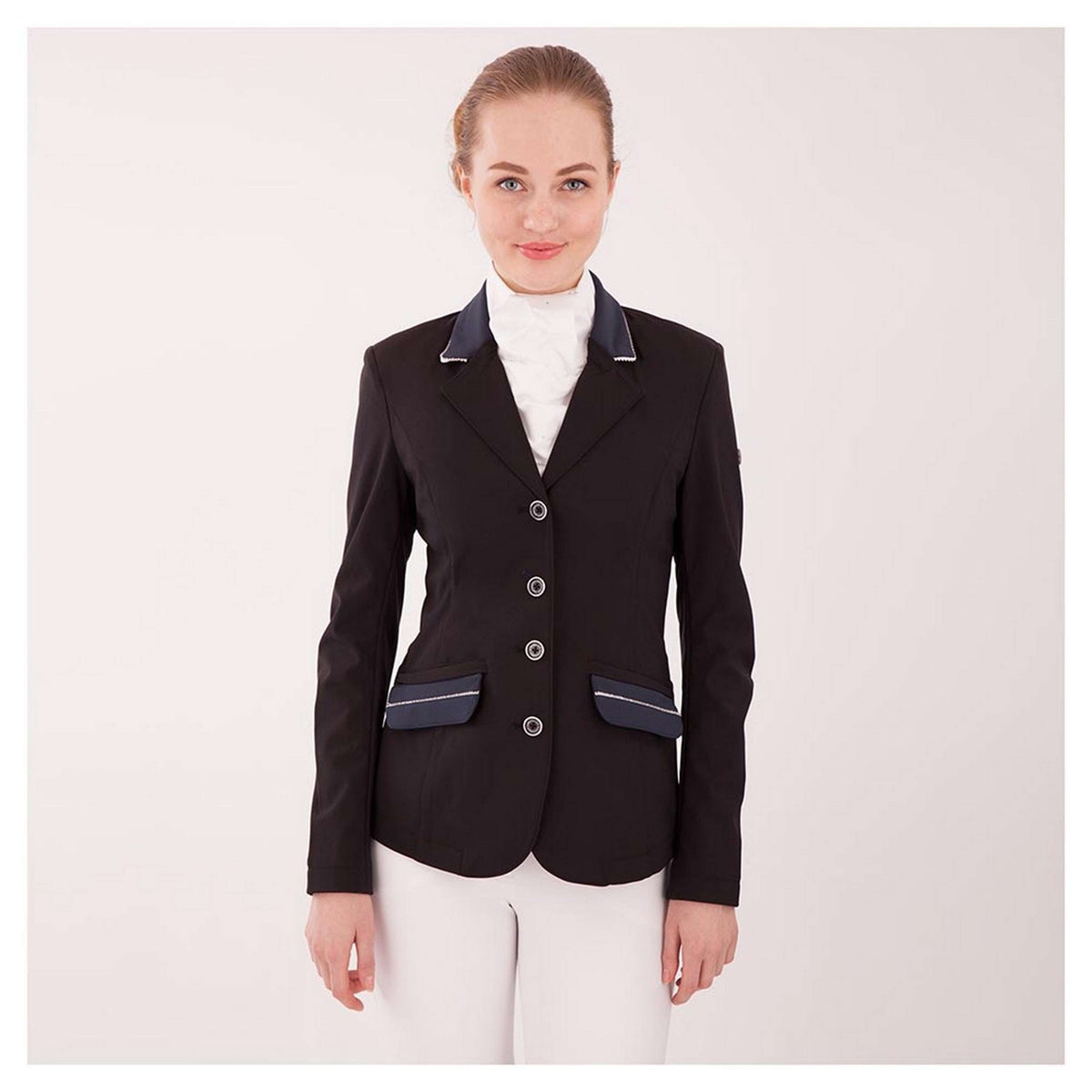 BR Collo e Patta delle Tasche Ankara Blu