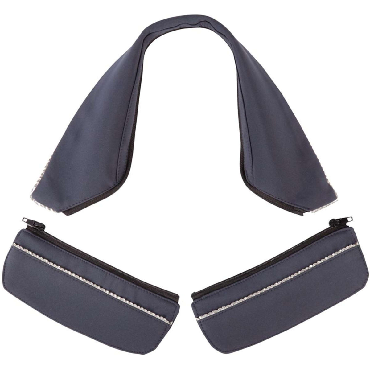 BR Collo e Patta delle Tasche Ankara Blu