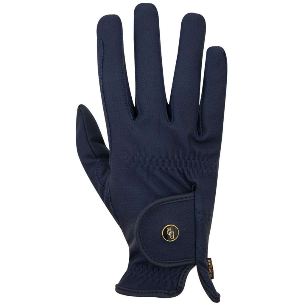BR Guanti da Equitazione Grip Pro Navy