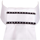 BR Plastron London con Strass Bianco