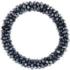 BR Elastico per Capelli Kiki Crystal Navy