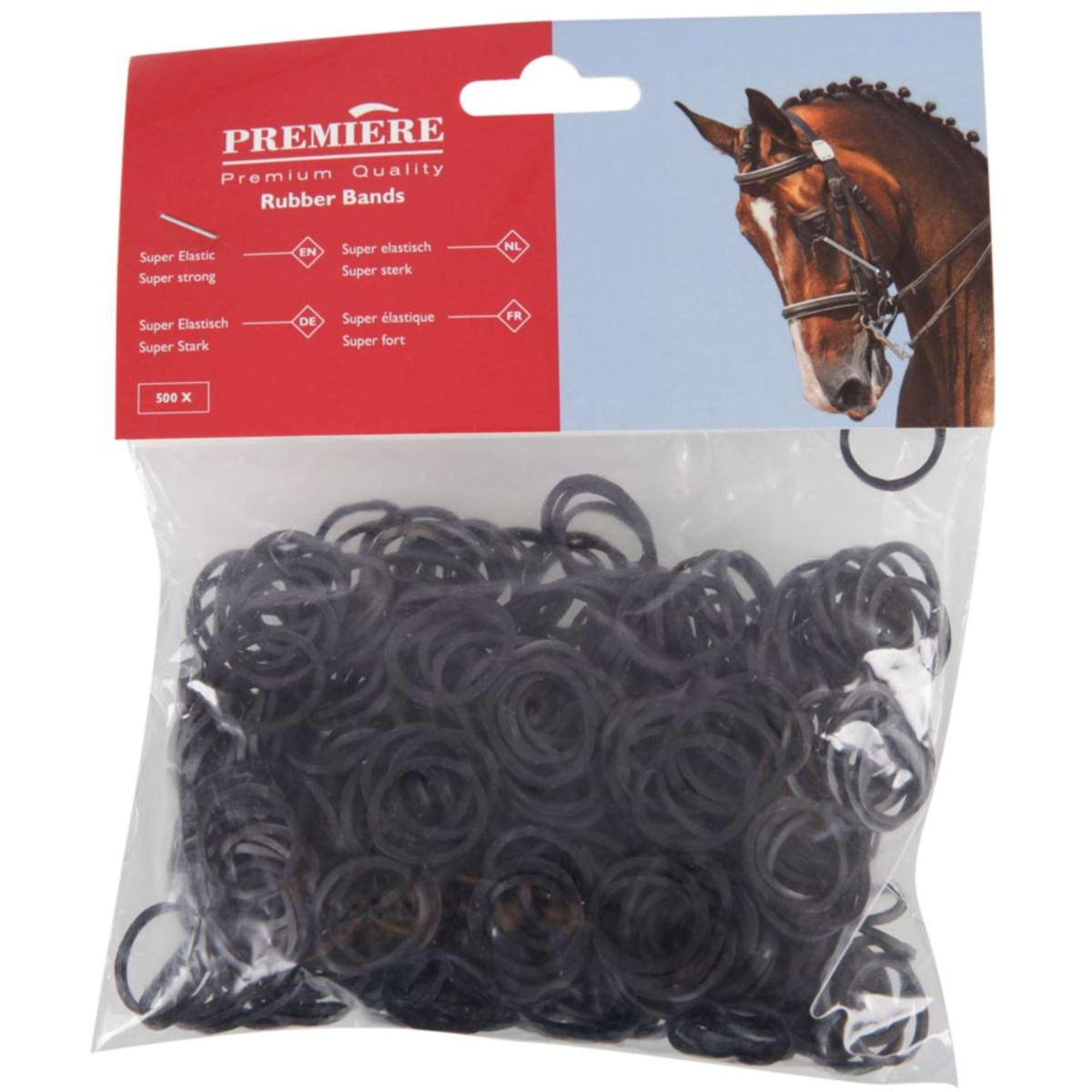 Premiere Elastici per Criniere Nero