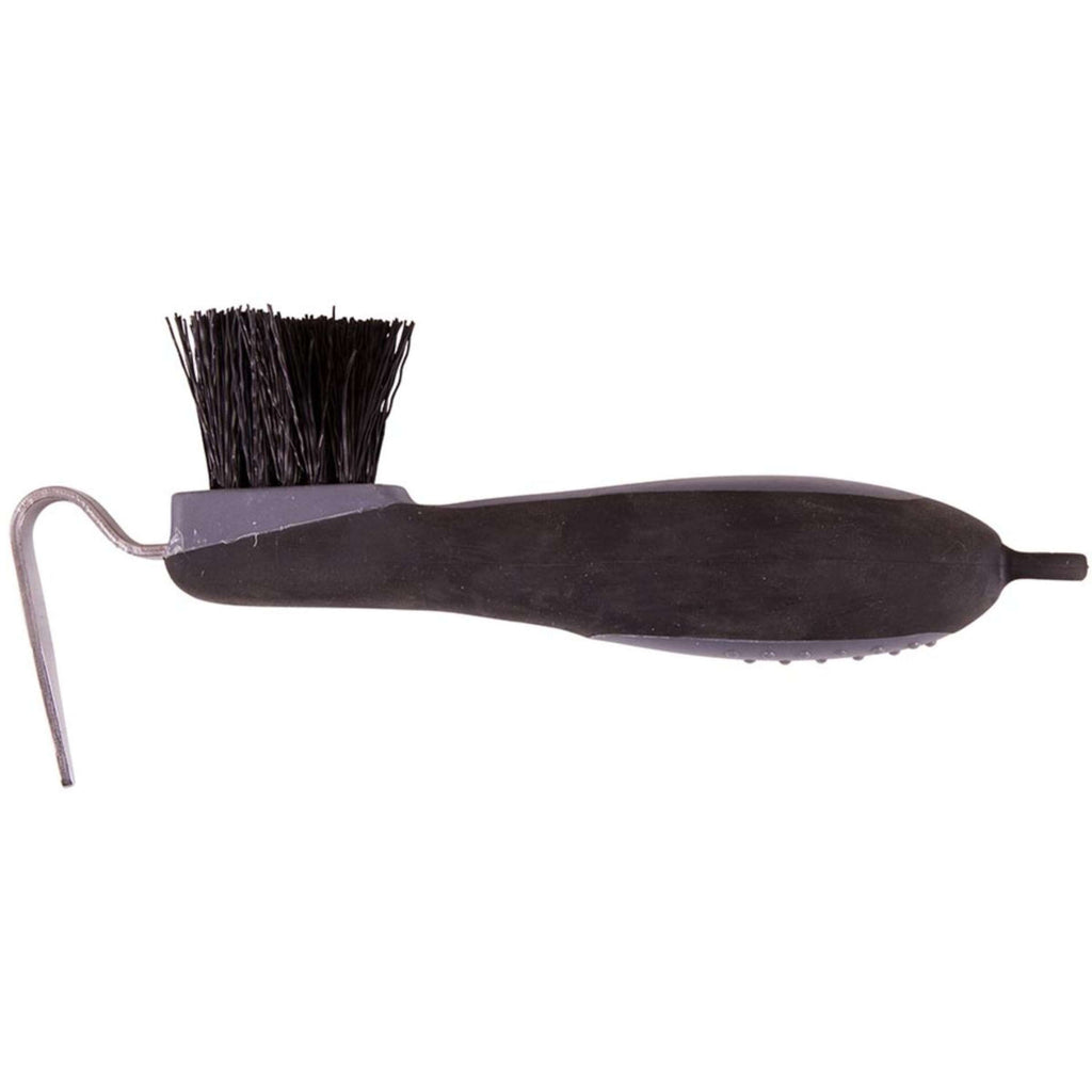 Premiere Raschietto per zoccoli/Spazzola Soft Grip Nero