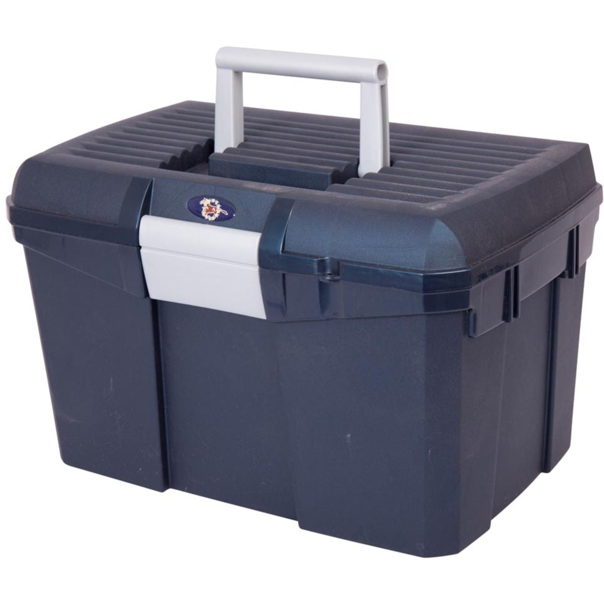 None Scatola per la Pulizia Carlo II con Coperchio e Inserto Midnight Blue