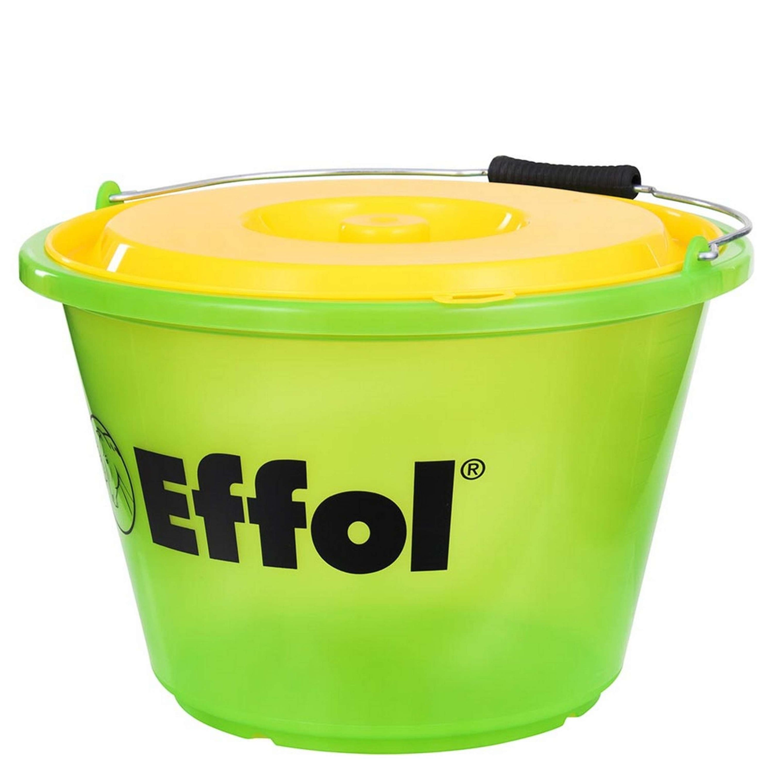 Effol Secchio da Stalla verde/giallo