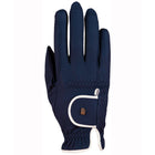 Roeckl Guanti da Equitazione Lona Roeck-Grip Lining Blu marino/bianco