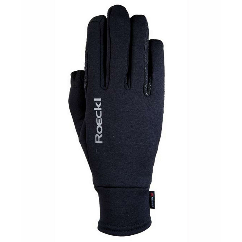 Roeckl Guanti da Equitazione Weldon Polartec Nero