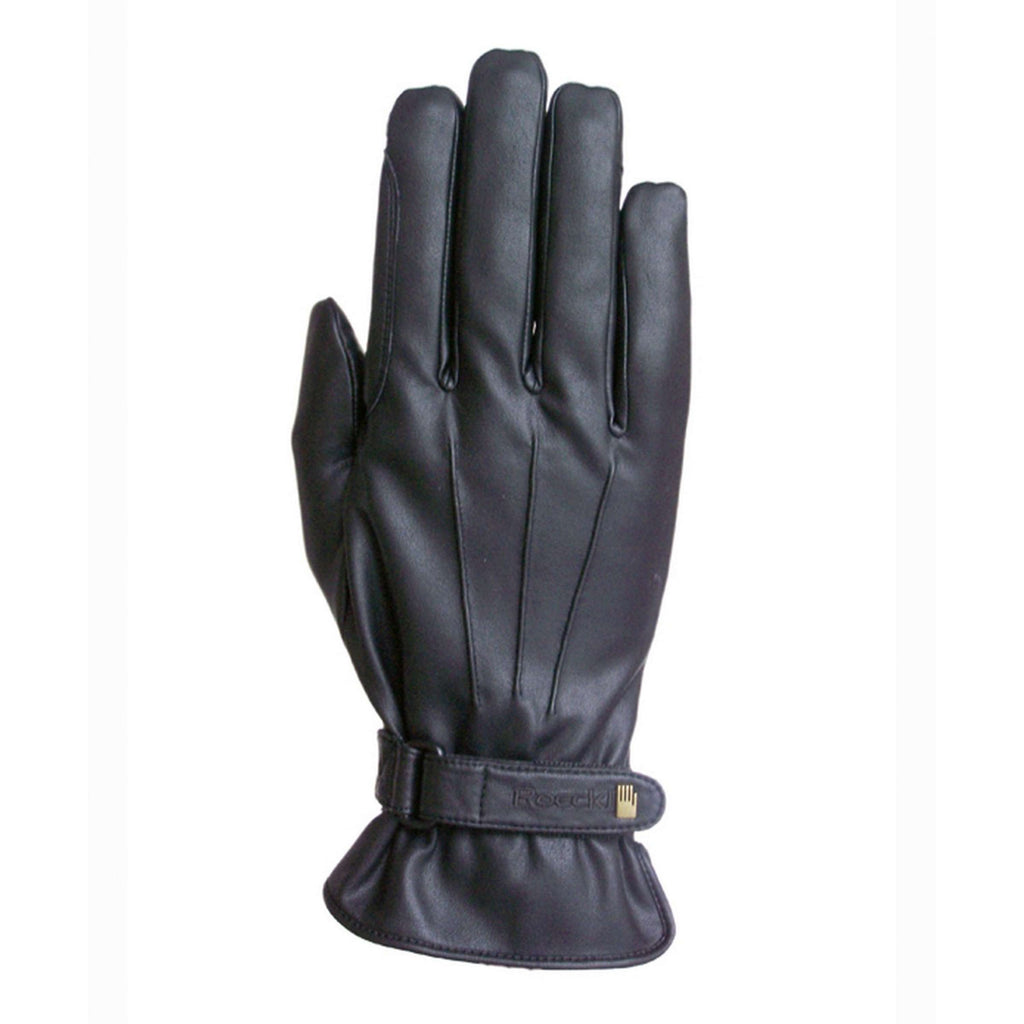 Roeckl Guanti da Equitazione Wago Suprema Fleece Nero