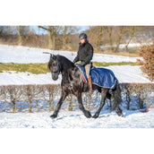 Bucas Riding Rug Blu marino/Argento