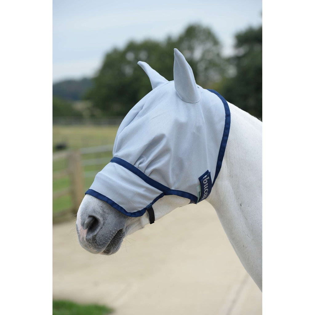 Bucas Buzz-Off Maschera Anti-Mosche Extended Nose Blu