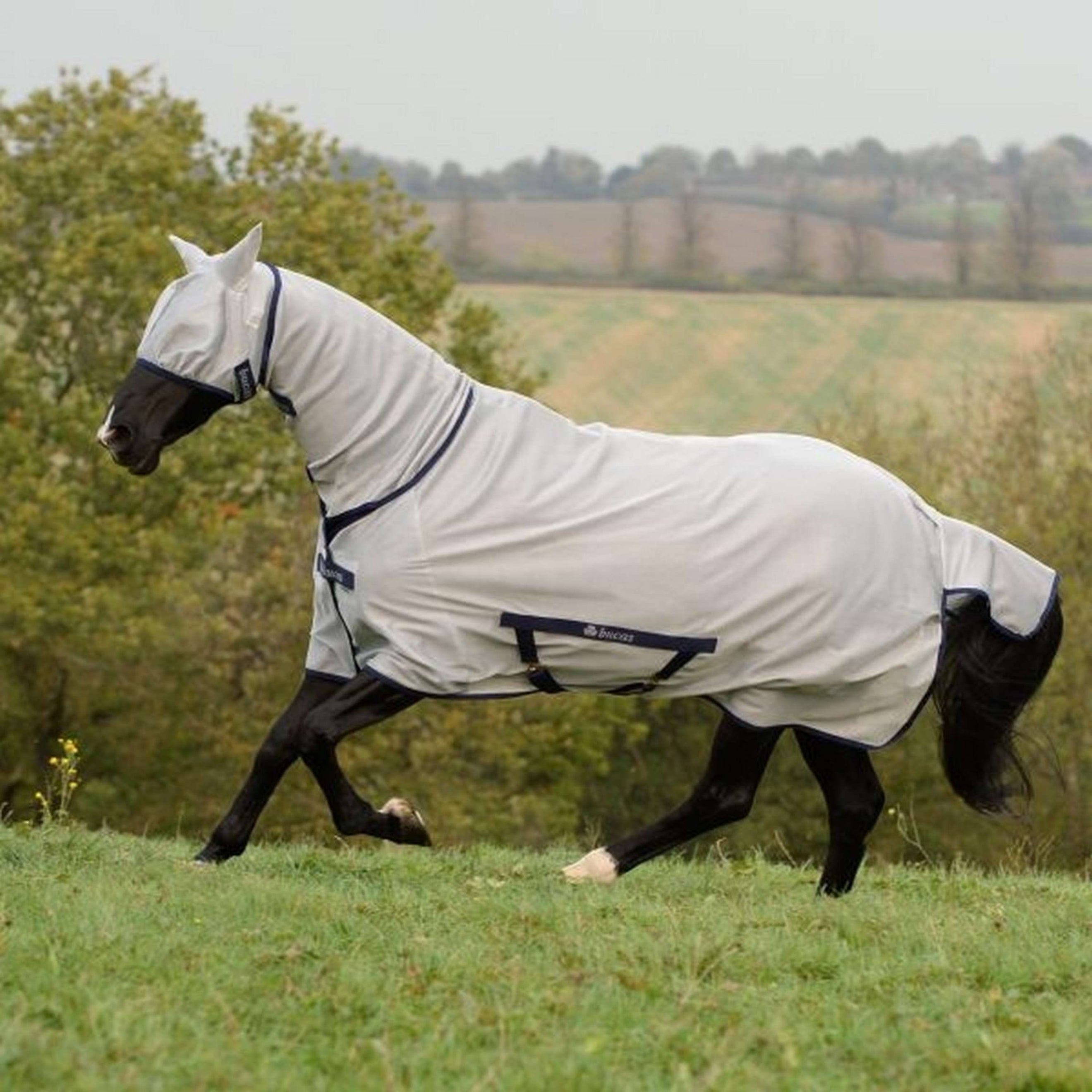 Bucas Freedom Fly Sheet Full Neck Argento