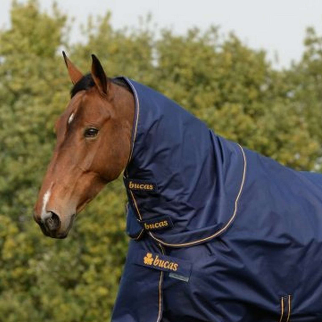 Bucas Copricollo Irish Tunrout Combi Neck 300g Navy/Gold