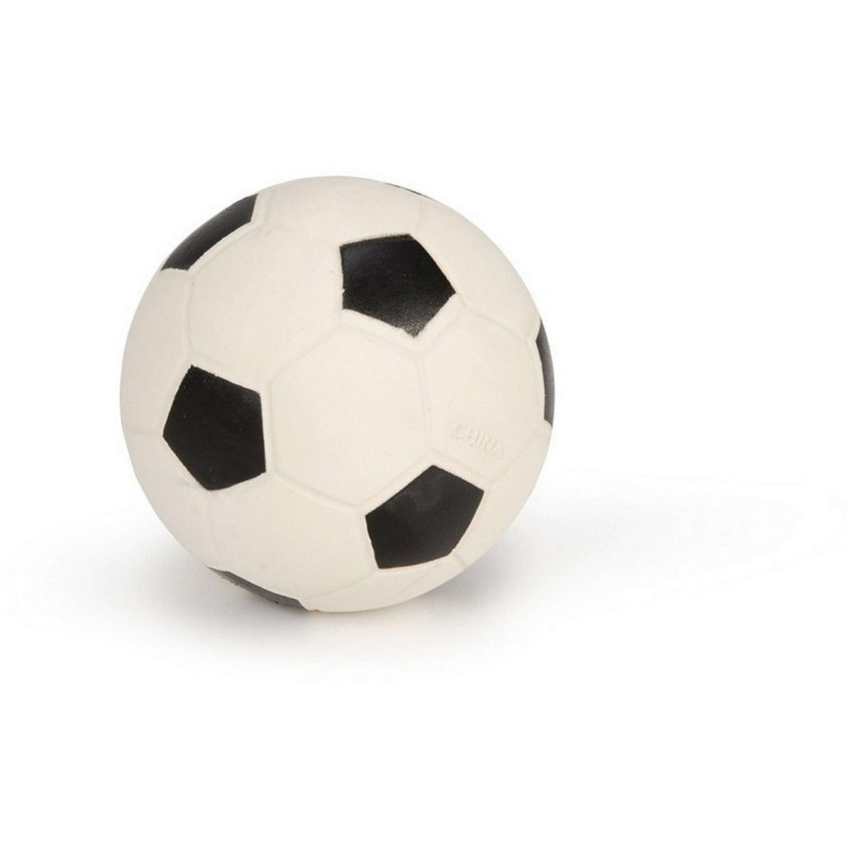 Beeztees Calcio Latex Nero/Bianco