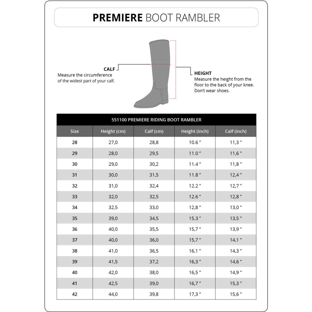 Premiere Stivali da Equitazione Rambler Nero