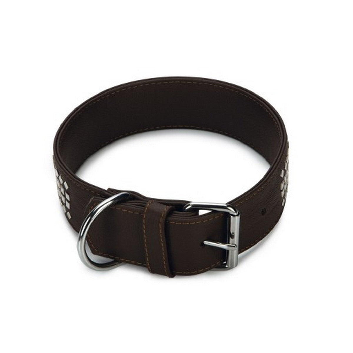 Beeztees Collare per Cane Vintage Marrone