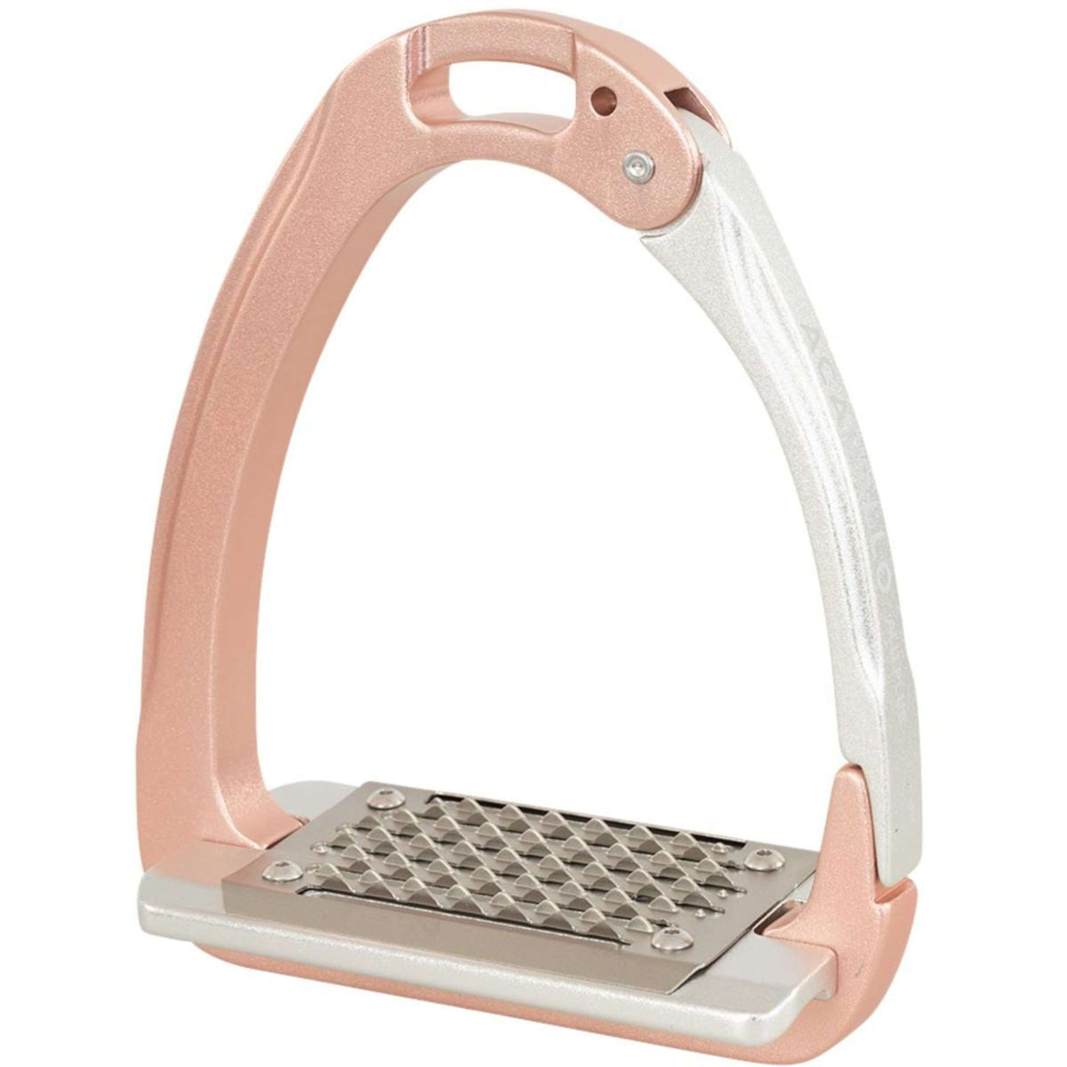 Acavallo Staffe Arena Alu Plus 2.0 Rosa Antico/Alluminio