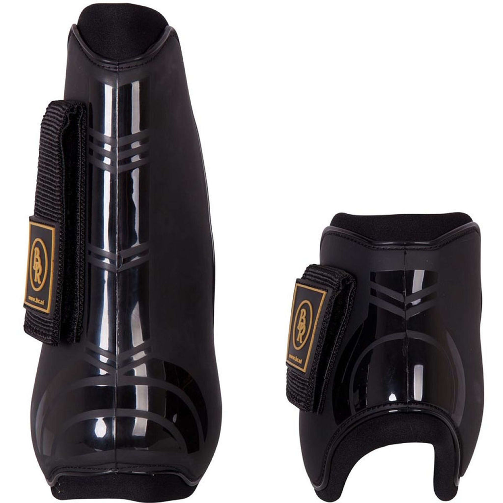 BR Set di Parastinchi e Paracolpi Pro Tech Pu Neoprene Nero