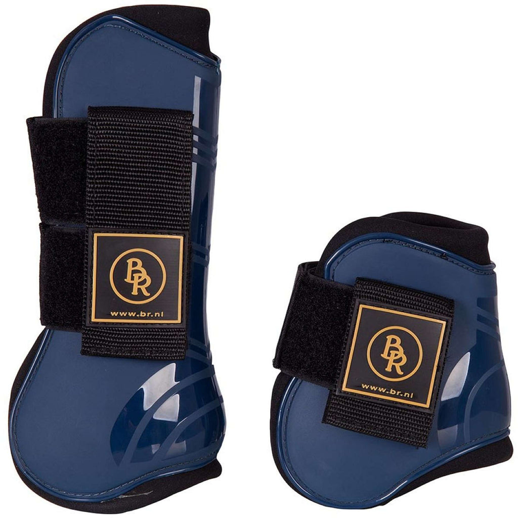 BR Set di Parastinchi e Paracolpi Pro Tech Pu Neoprene Blu