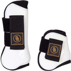 BR Set di Parastinchi e Paracolpi Pro Tech Pu Neoprene Bianco