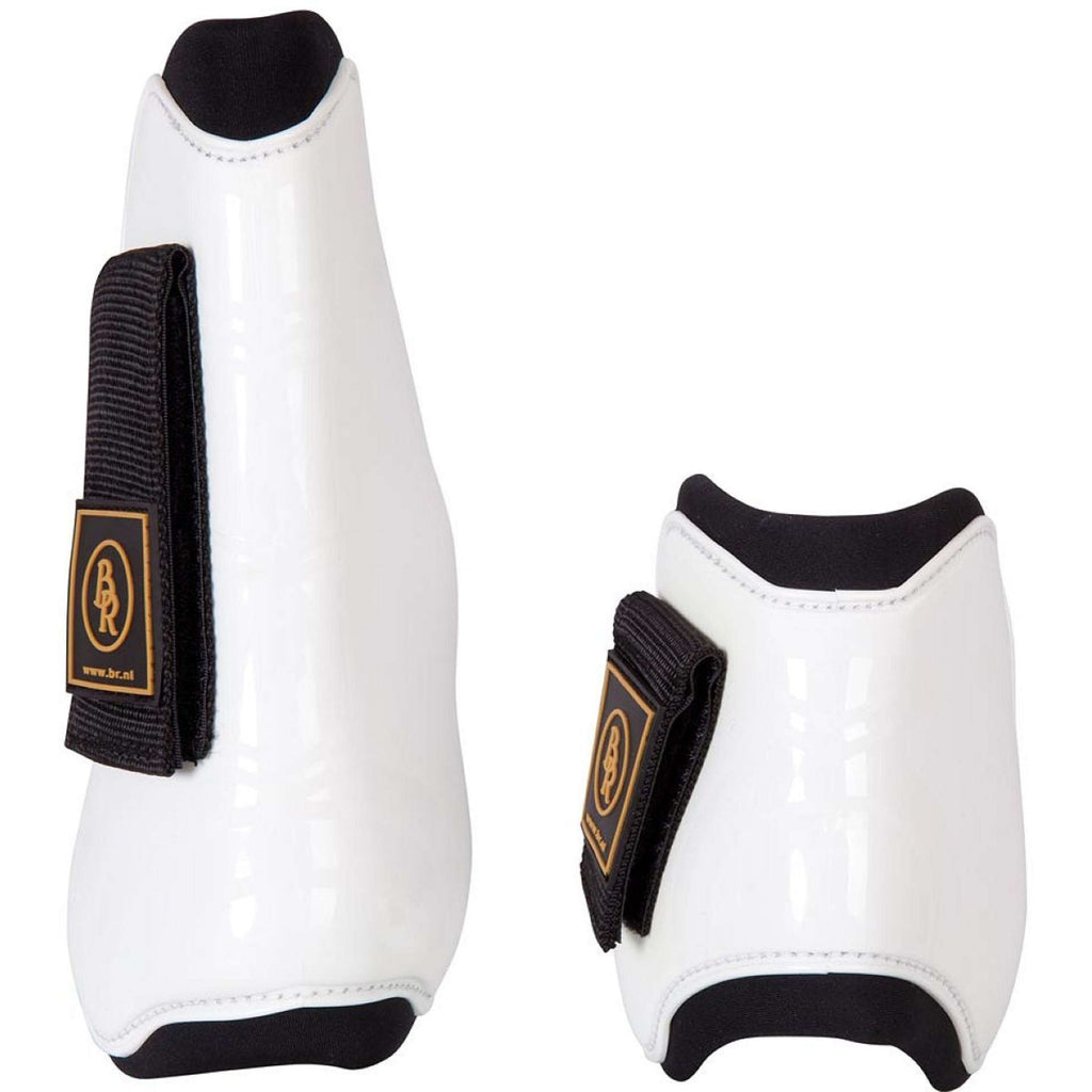 BR Set di Parastinchi e Paracolpi Pro Tech Pu Neoprene Bianco