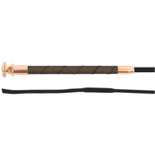 Premiere Frustino da dressage Flower Nero/Oro rosa