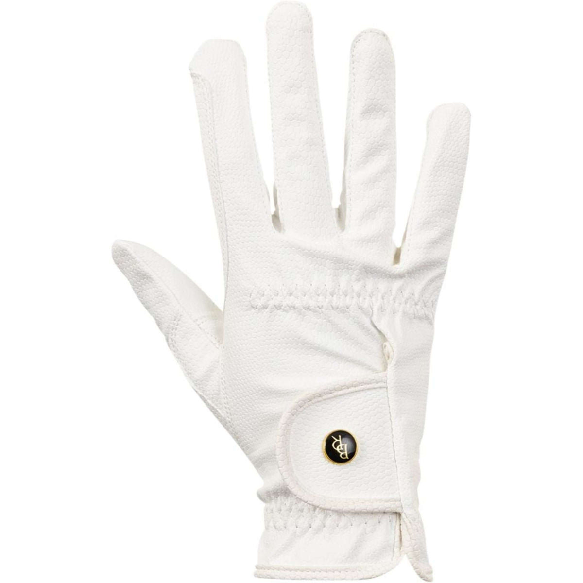 BR Guanti da Equitazione Grip Pro Bianco