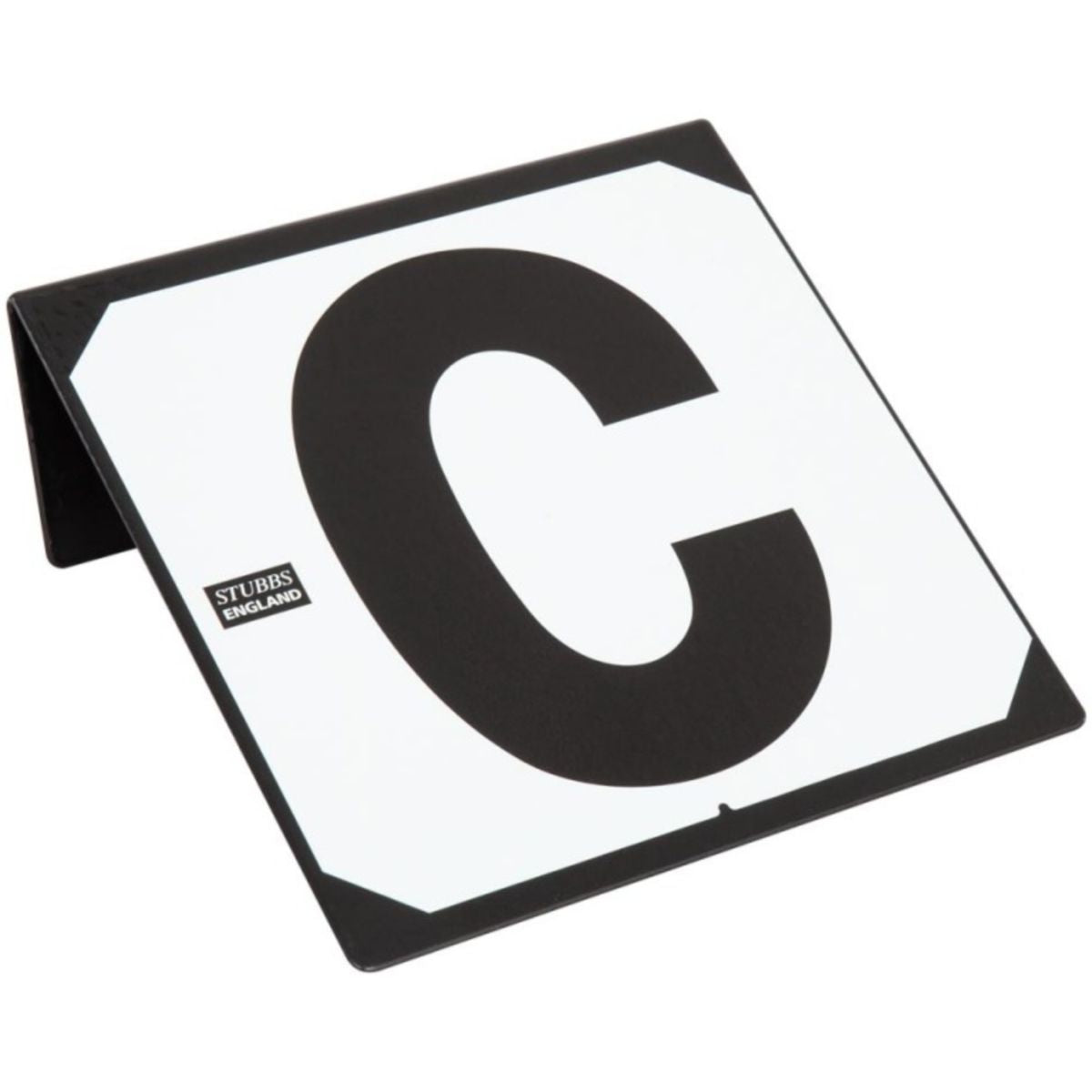 Stubbs Set Base Lettere di Maneggio Hook-On Nero