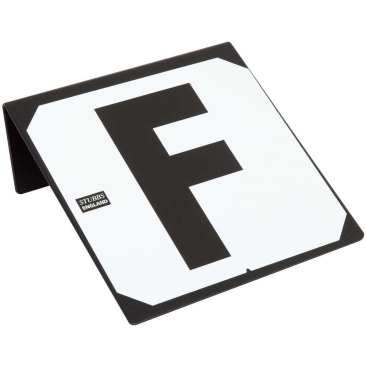 Stubbs Set Base Lettere di Maneggio Hook-On Nero