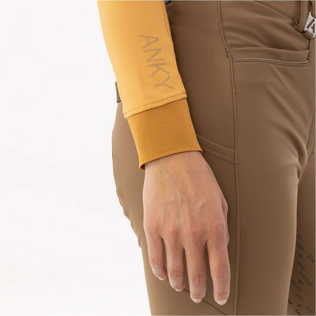 ANKY Shirt ATC242201 Maniche Lunghe Spruce Yellow