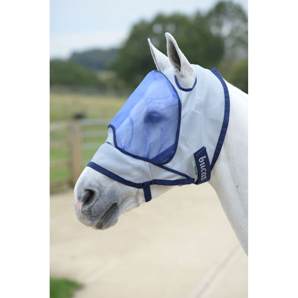 Bucas Buzz-Off Maschera Anti-Mosche Delux Blu