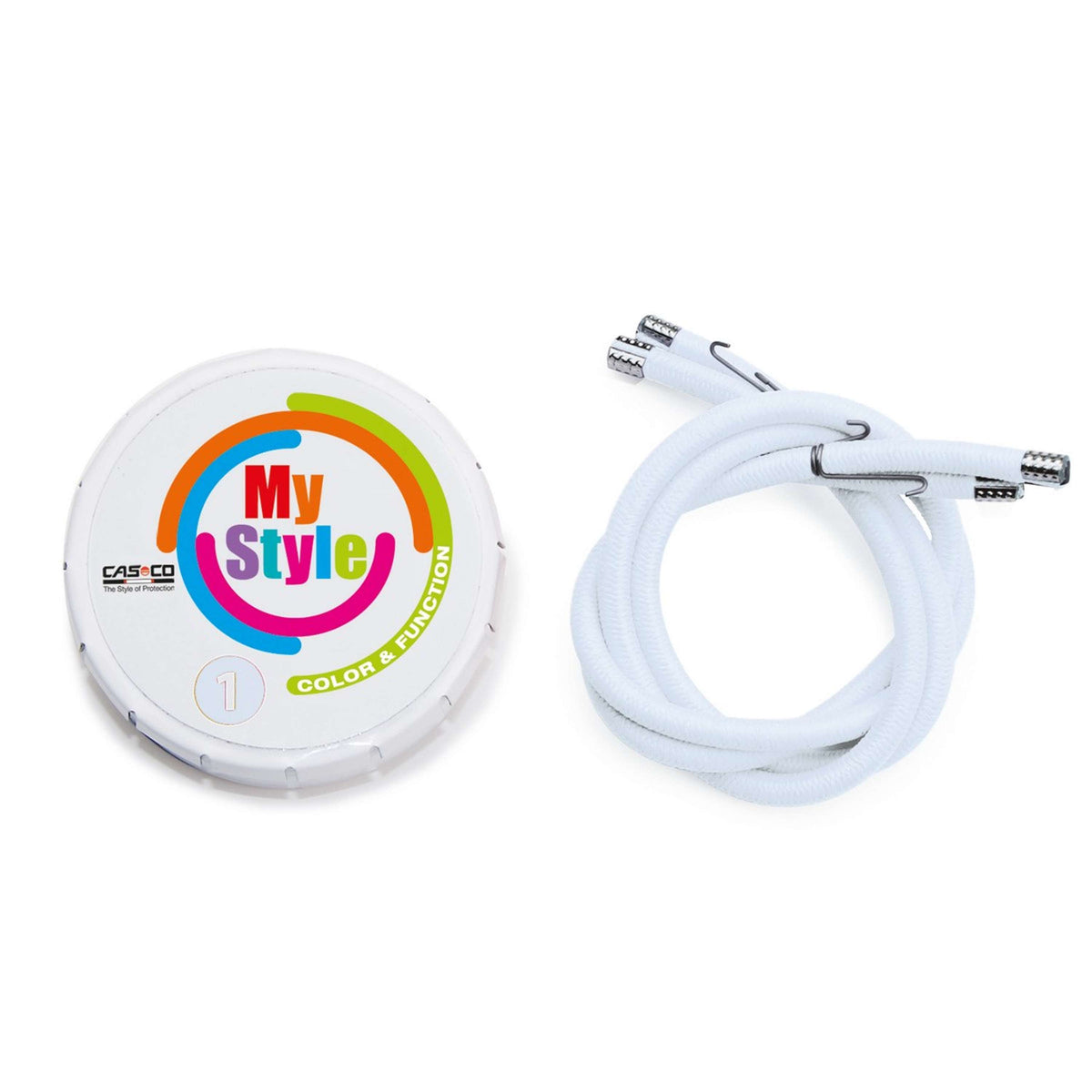 Casco Striscia di cristallo MyStyle Bianco