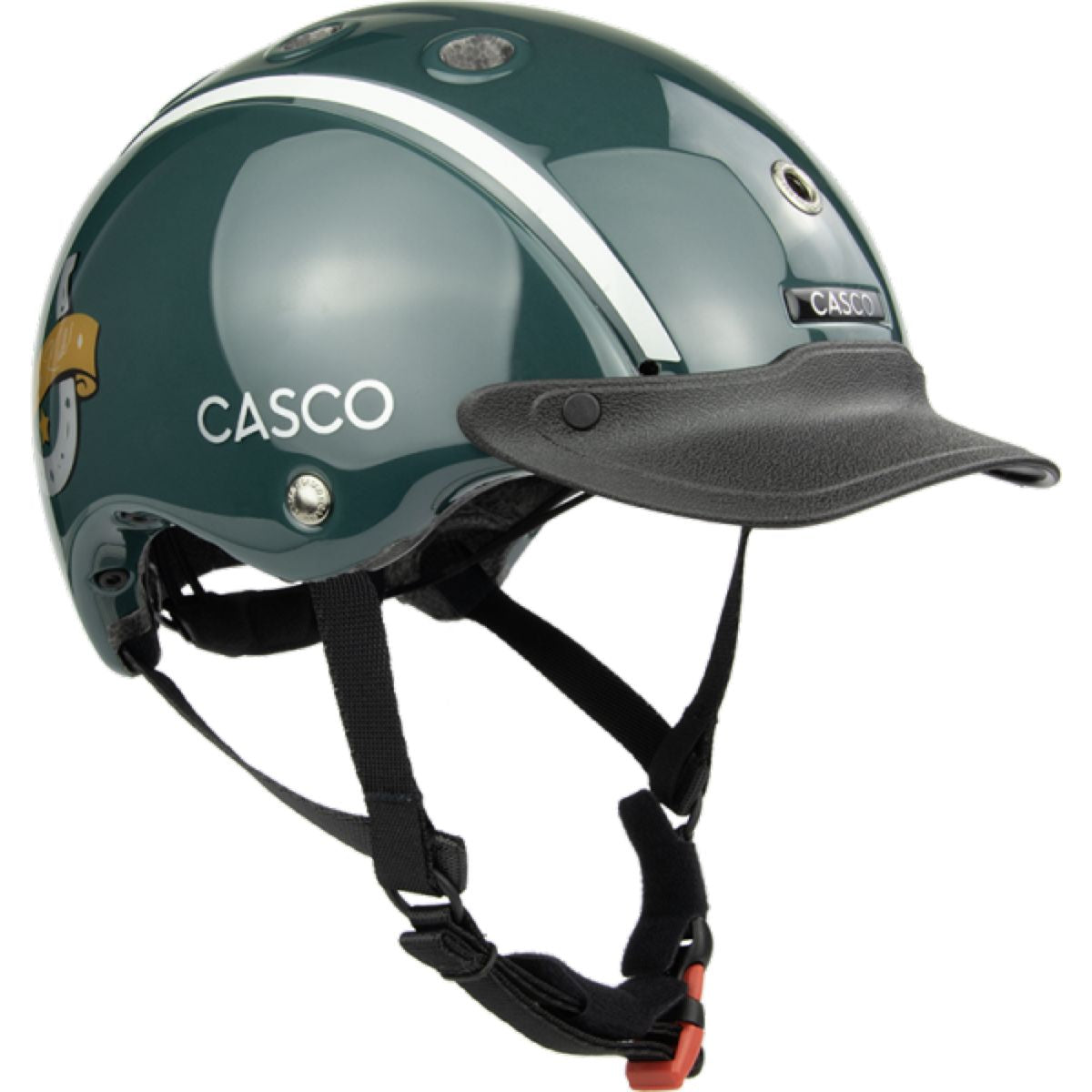 Casco Casco da Equitazione Nori Lucky Kid Smeraldo