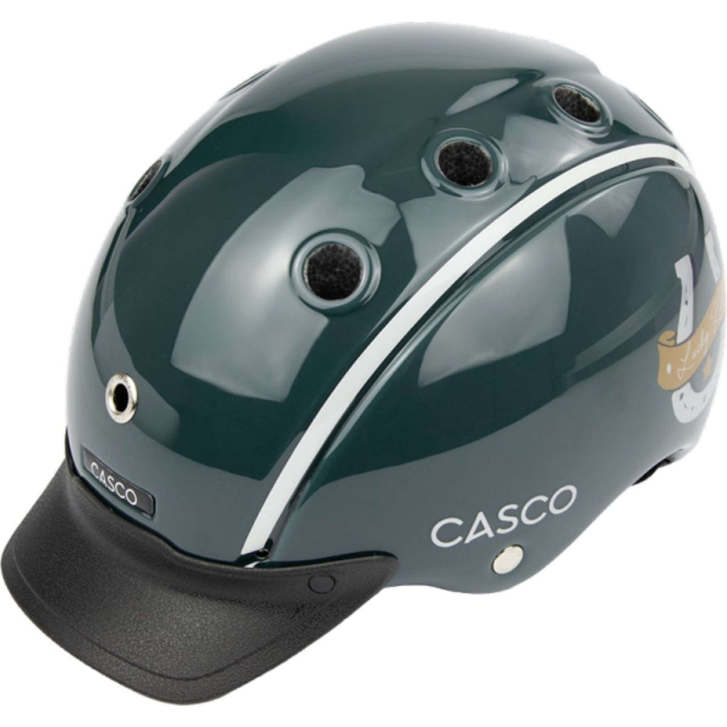 Casco Casco da Equitazione Nori Lucky Kid Smeraldo