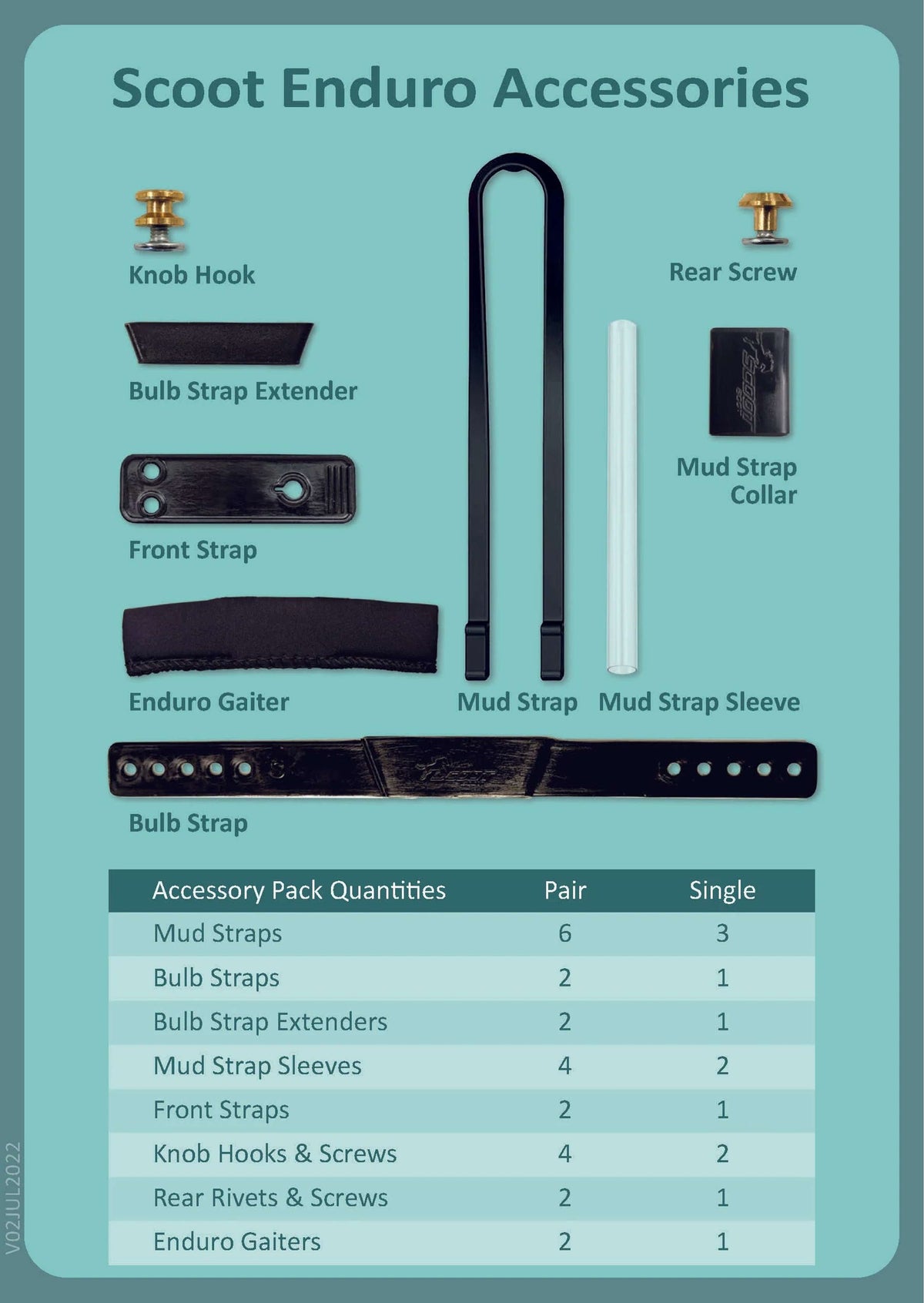 Scoot Boots Ferratura Enduro Single Nero