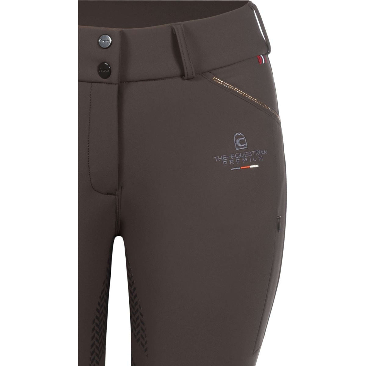 Cavallo Pantaloni da Equitazione Cavalcalsi Full Grip Espresso