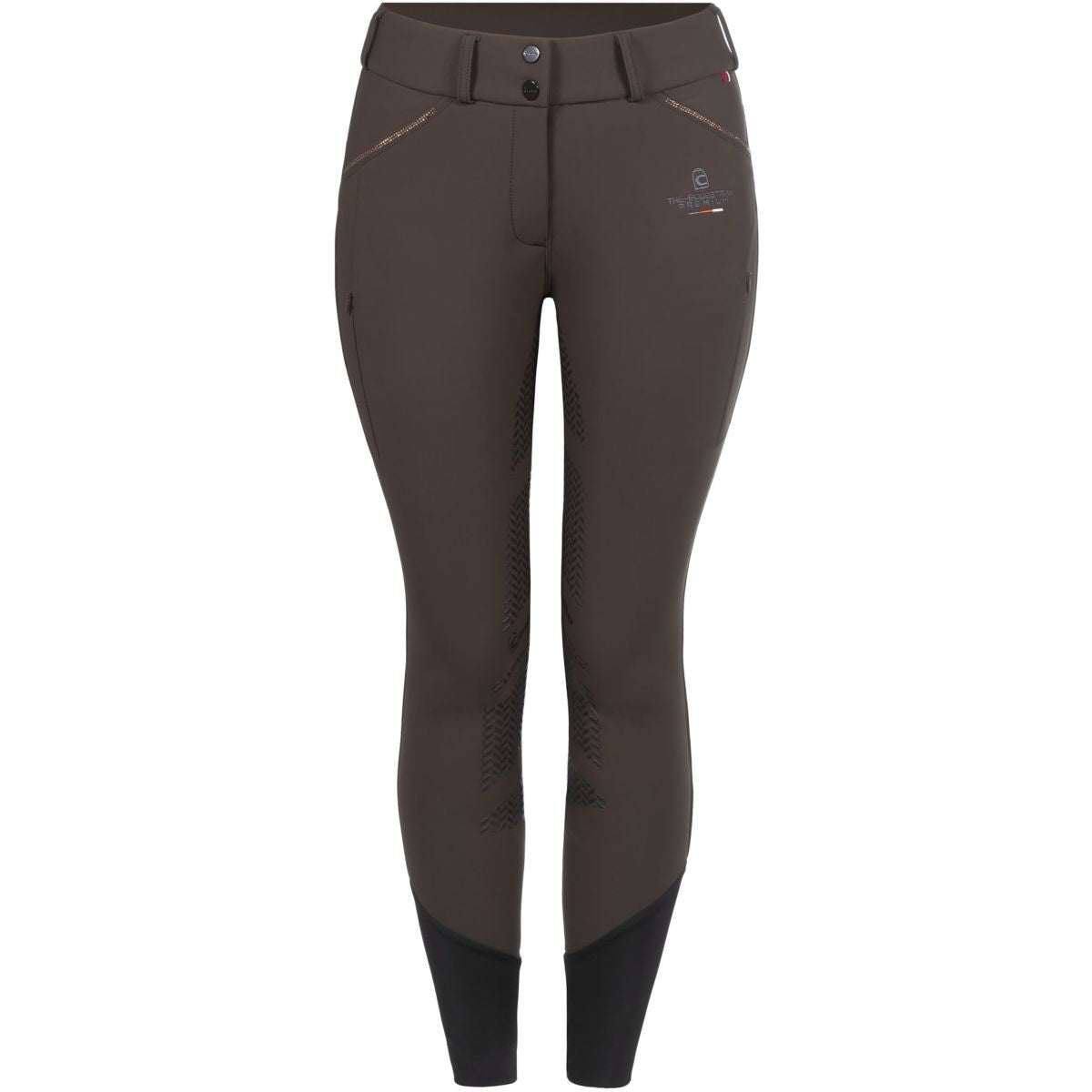 Cavallo Pantaloni da Equitazione Cavalcalsi Full Grip Espresso