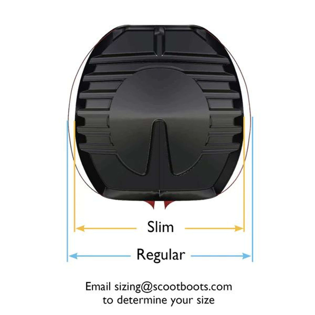 Scoot Boot Ferratura Slim Single Nero