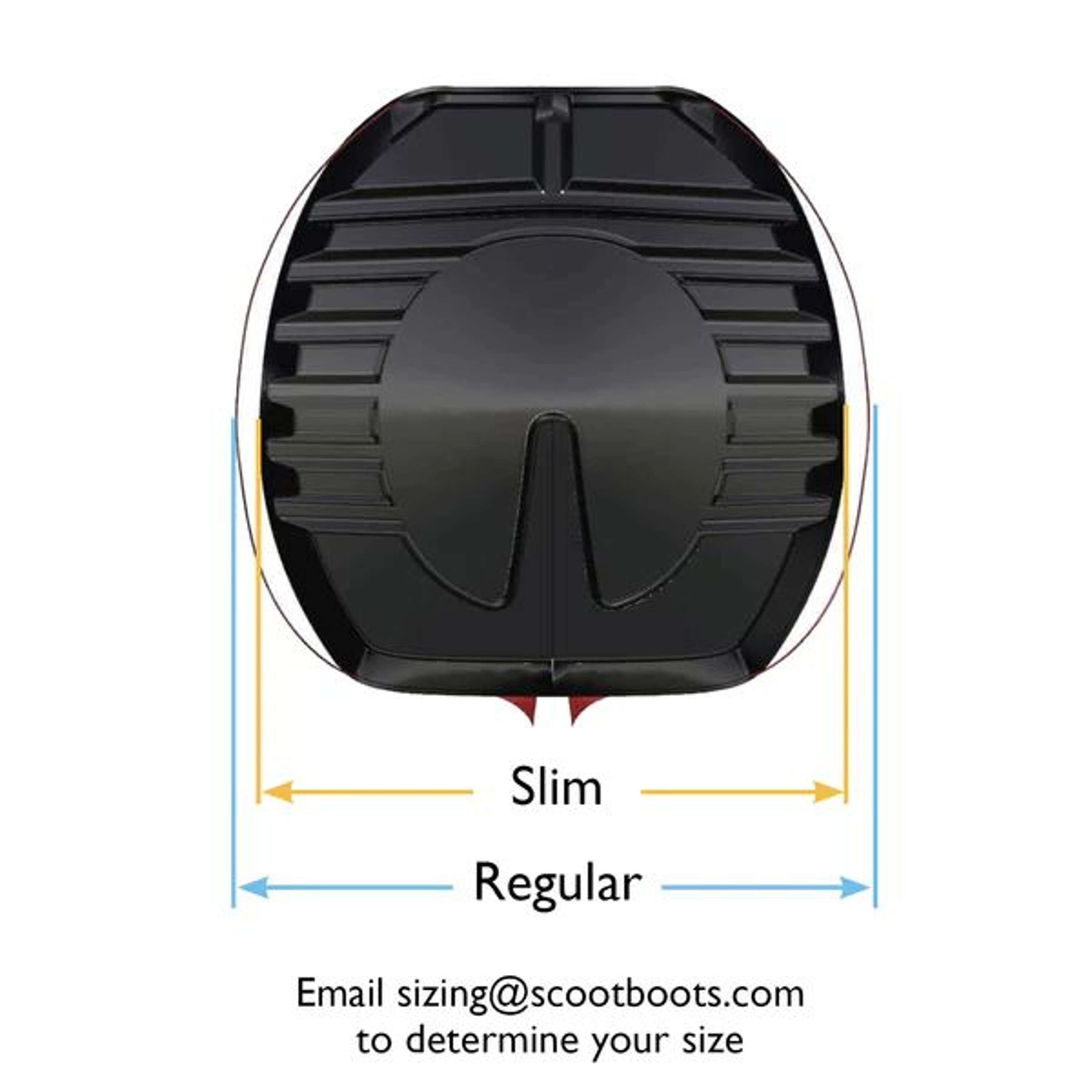 Scoot Boot Ferratura Slim Single Nero