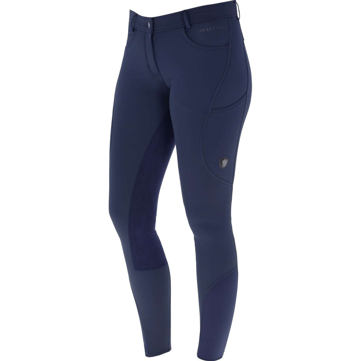 Covalliero Calzoni AW24 Full Grip Dark Navy