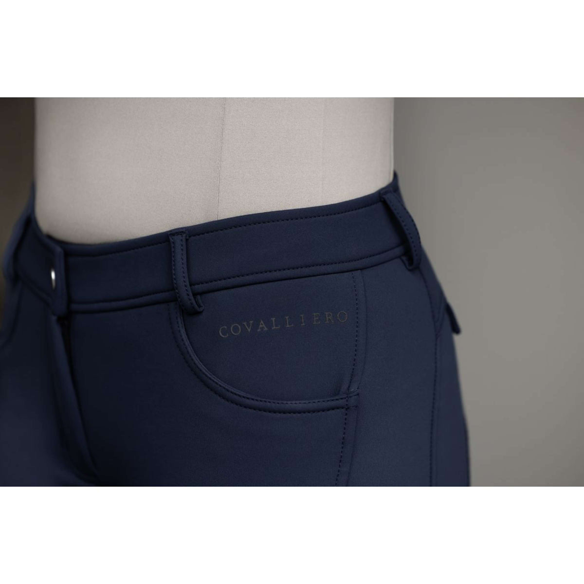 Covalliero Calzoni AW24 Full Grip Dark Navy