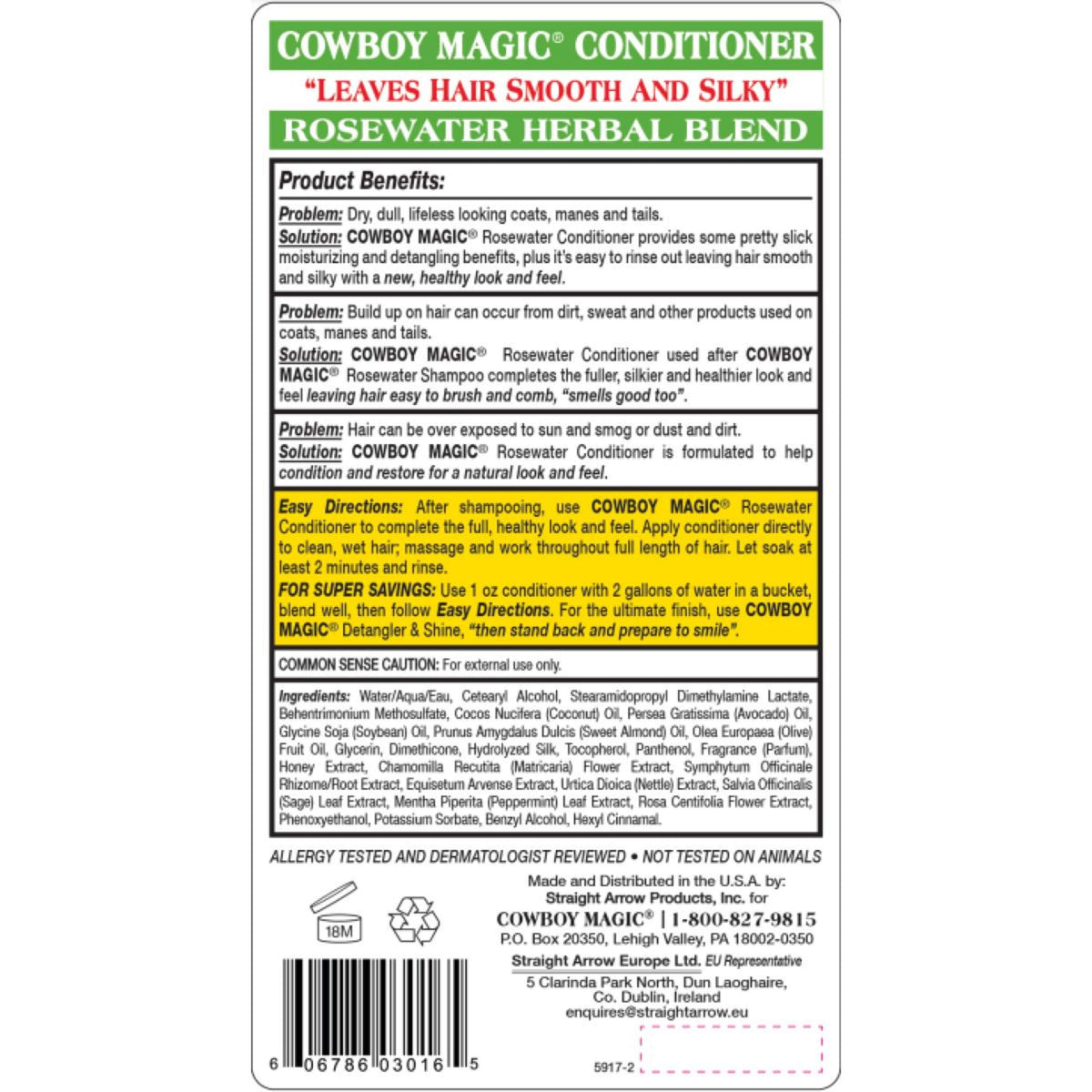 Cowboy Magic Balsamo all'acqua di rose