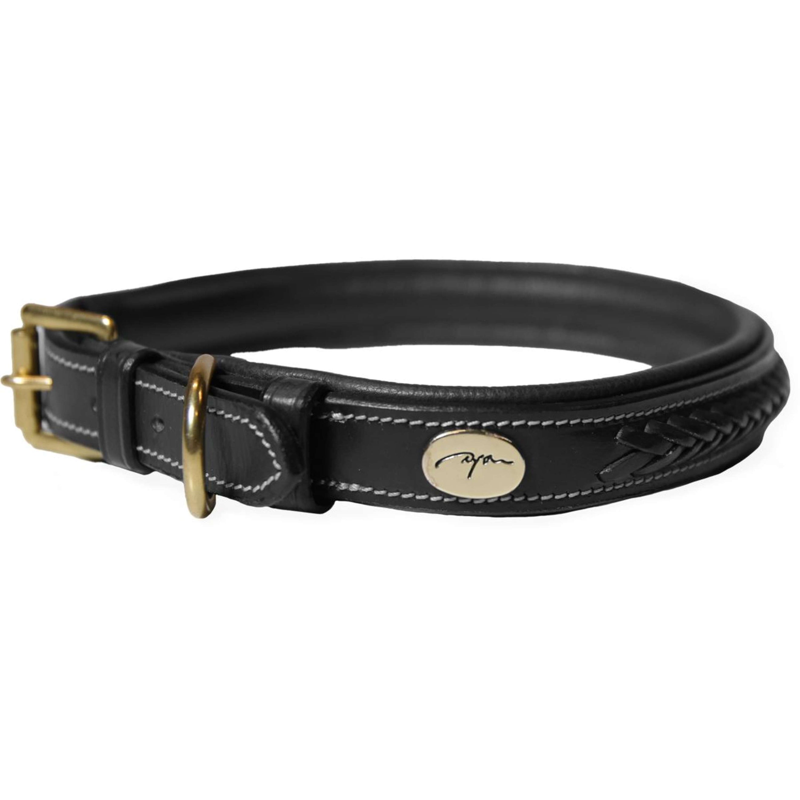 Dyon Halsband Intrecciato Marrone Dyon Halsband Intrecciato Marrone