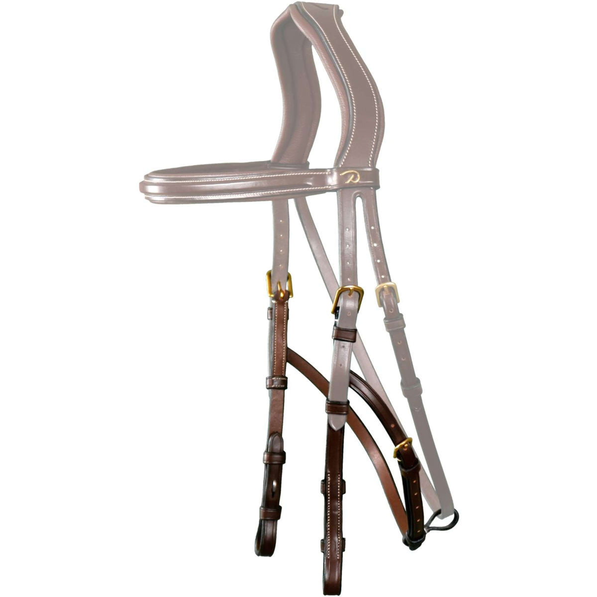 Dyon Pezzi Guancia Hackamore Marrone