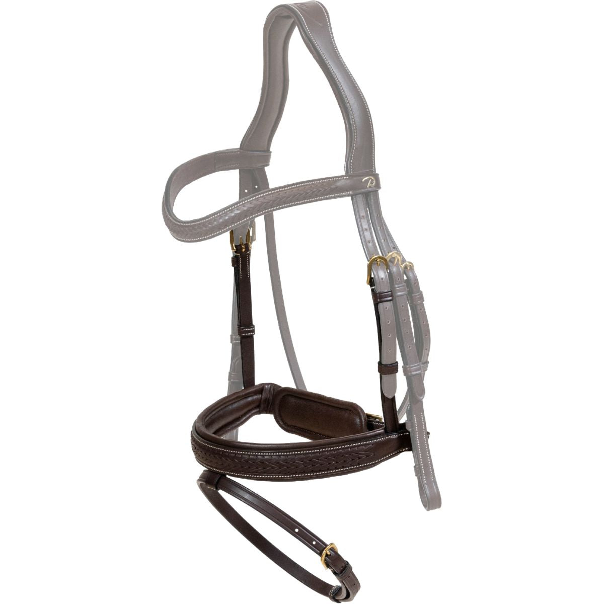 Dyon Capezzina Pull-Back Intrecciato Marrone