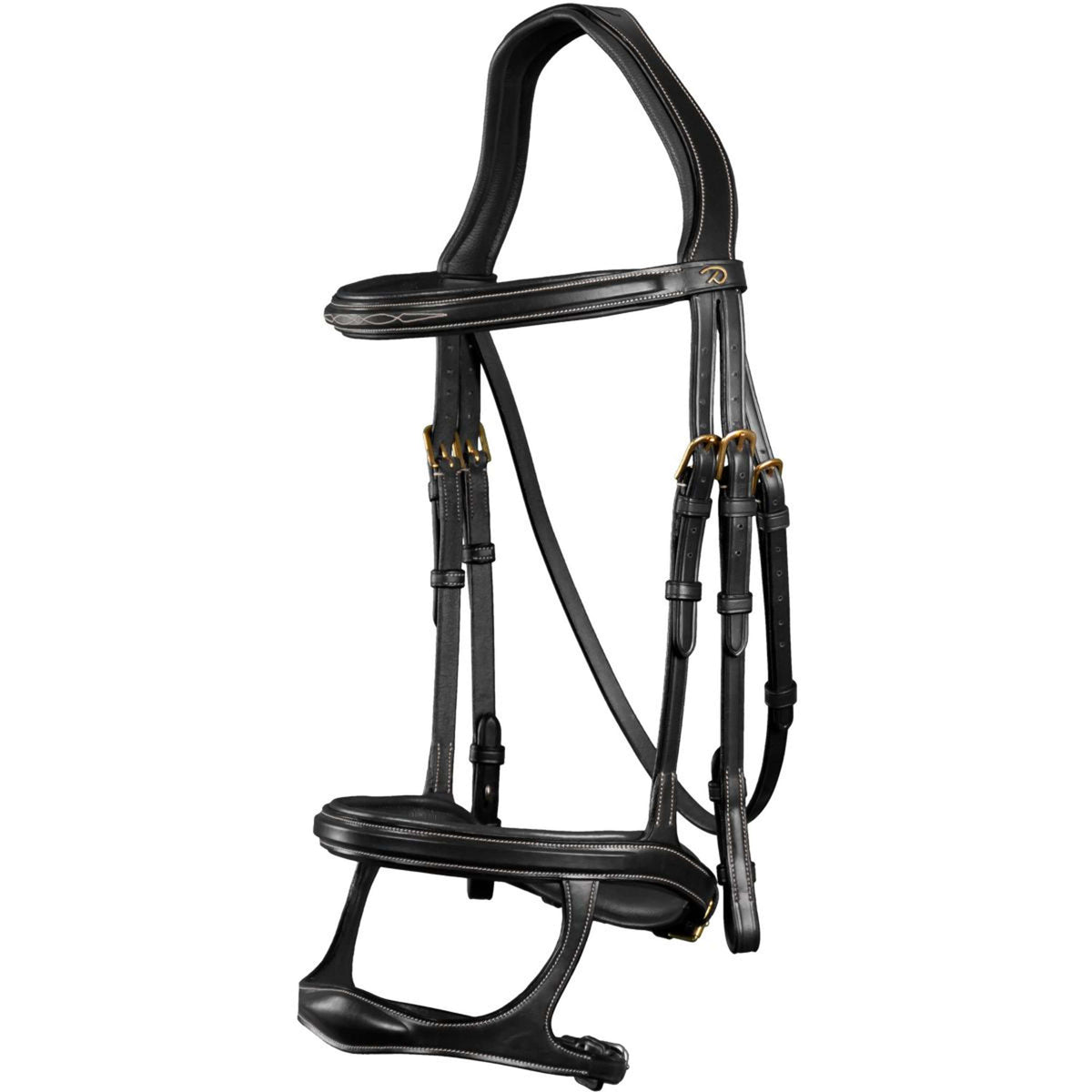 Dyon Briglia Doppia capezzina Nero