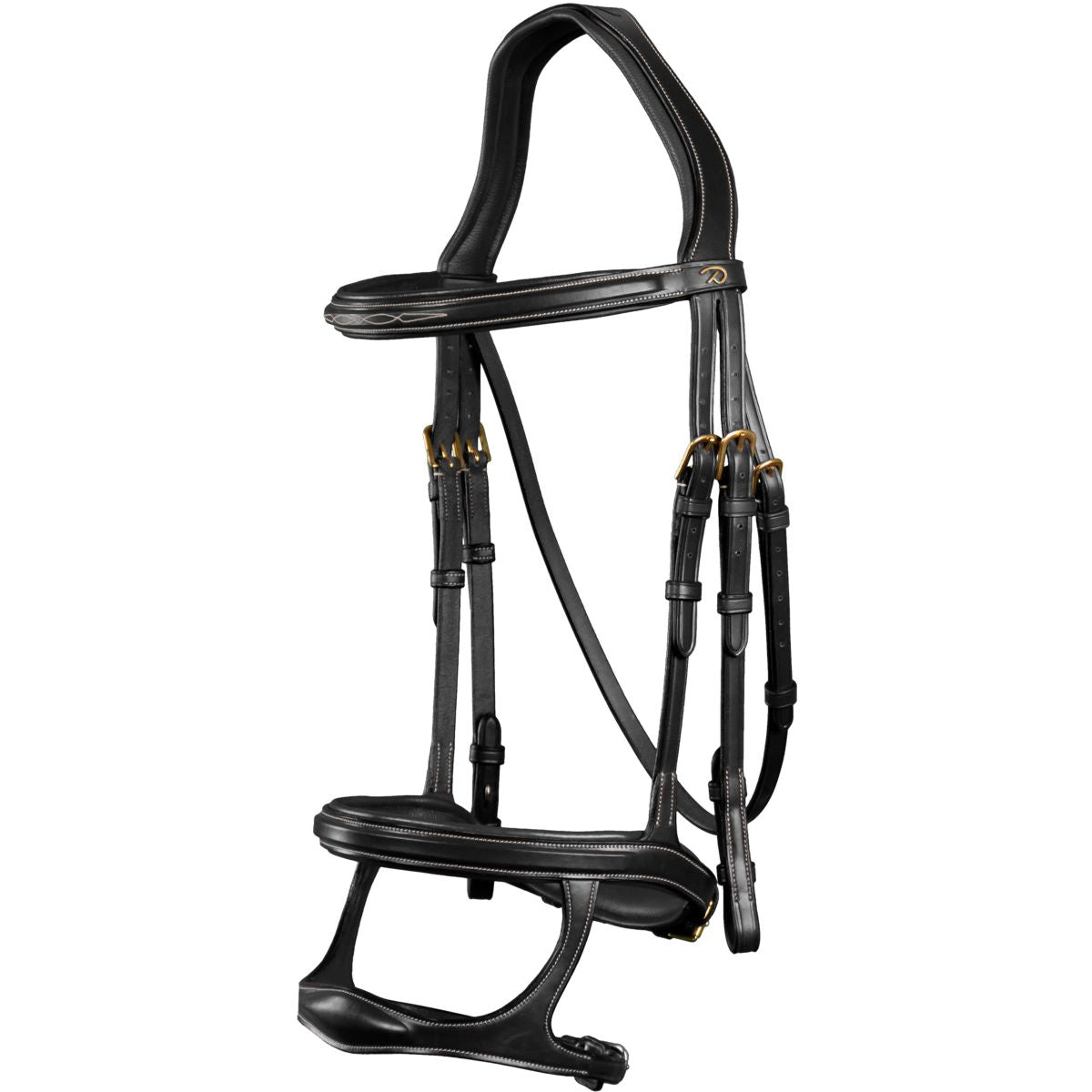 Dyon Briglia Doppia capezzina Nero